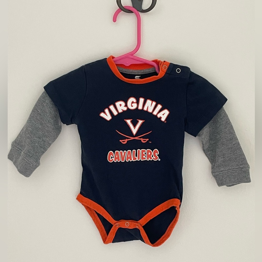 UVA long sleeve onesie